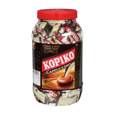 Kopiko Cappuccino Candy Jar 800Gm, 6 Pieces Per Carton